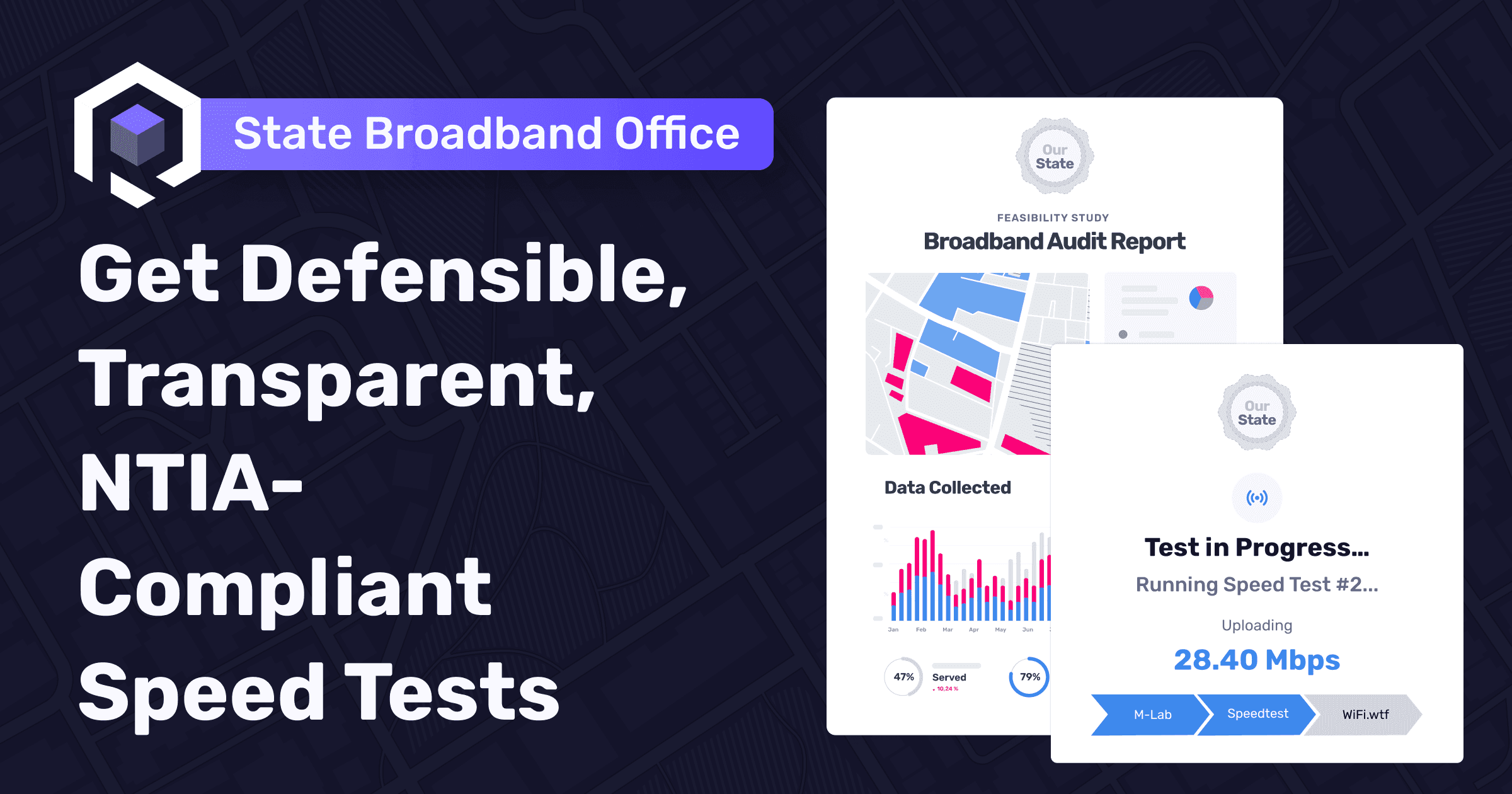 Get Defensible, Transparent, NTIA-Compliant Speed Tests