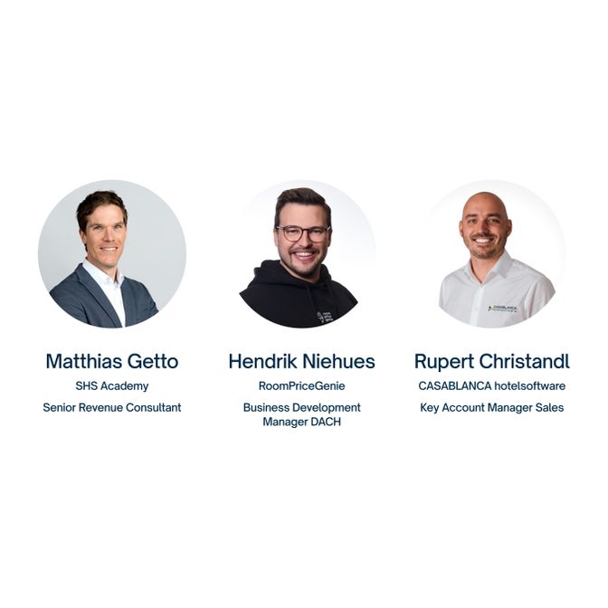 Speaker des Webinars: Matthias Getto, Hendrik Niehues, Rupert Christandl