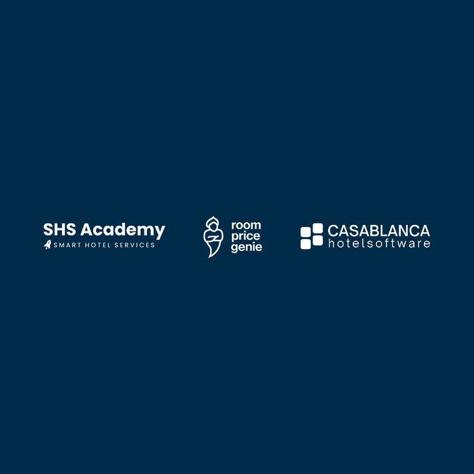 Logos SHS Academy, RoomPriceGenie, CASABLANCA hotelsoftware