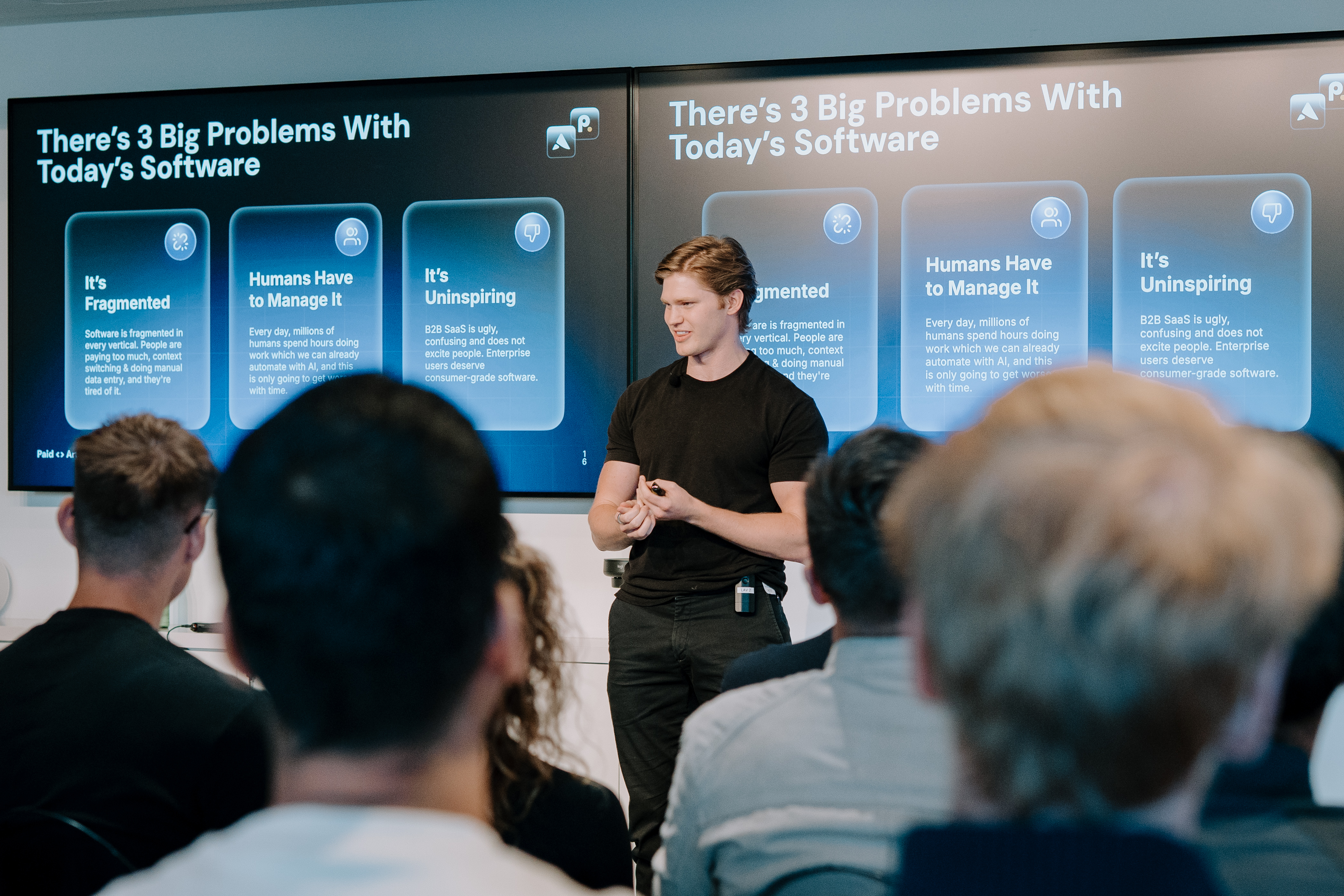 Jaspar Charmichael-Jack from Artisan with slides titled 