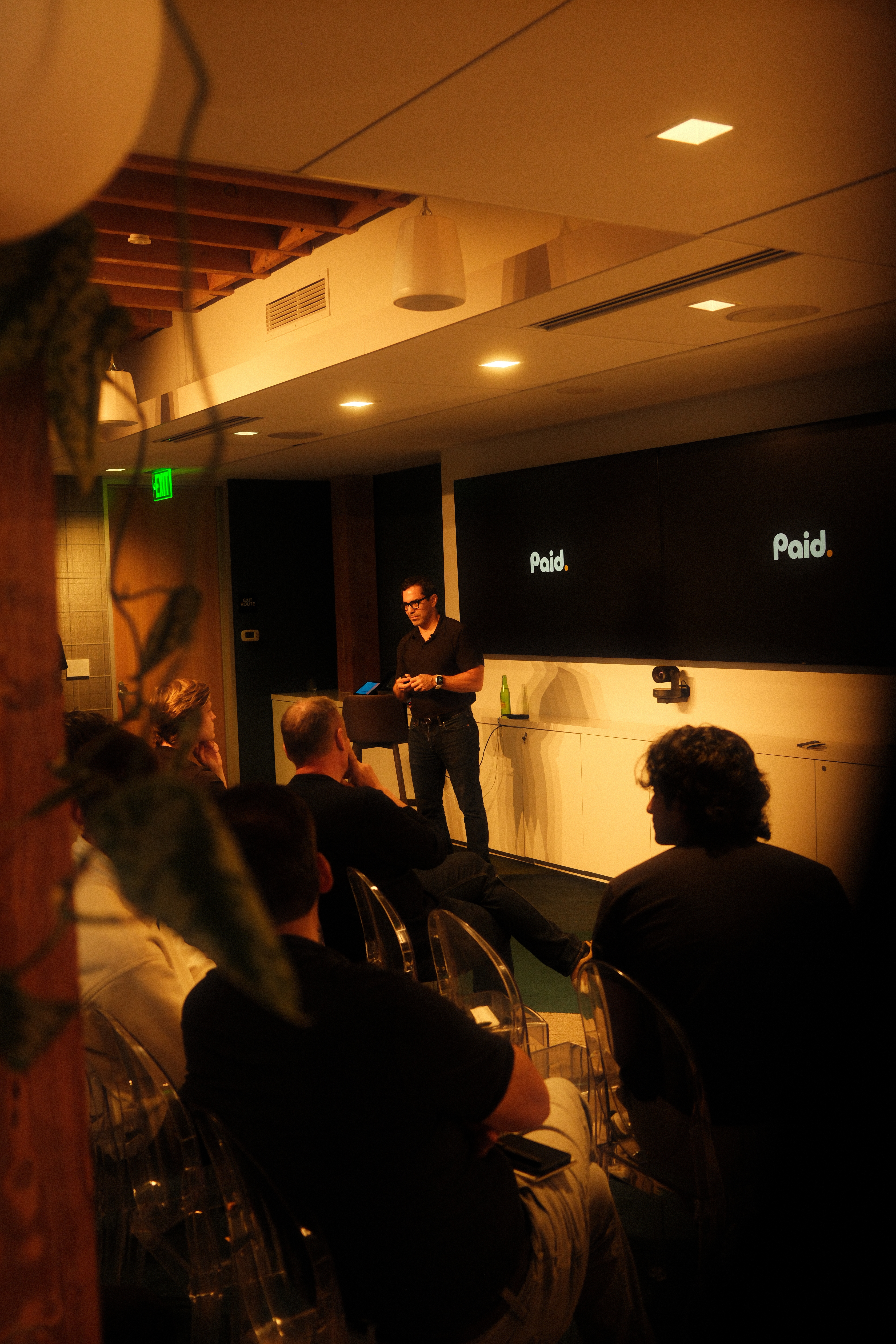 Manny starting off the event