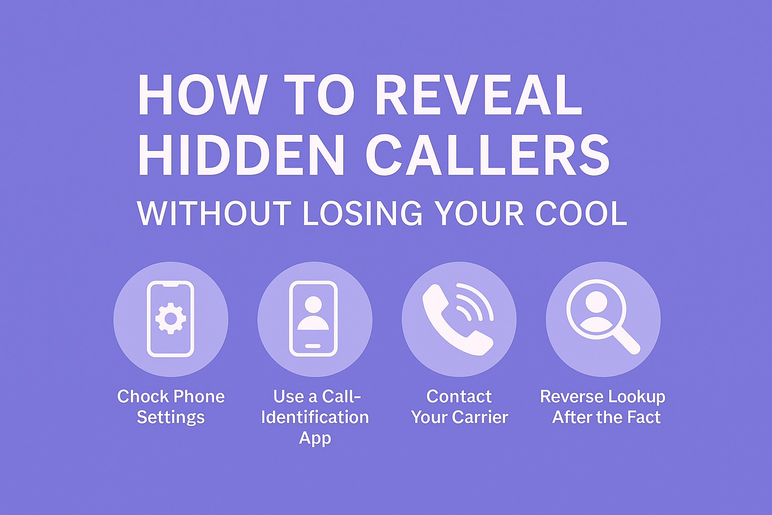 How to Reveal Hidden Callers Without Losing Your Cool
