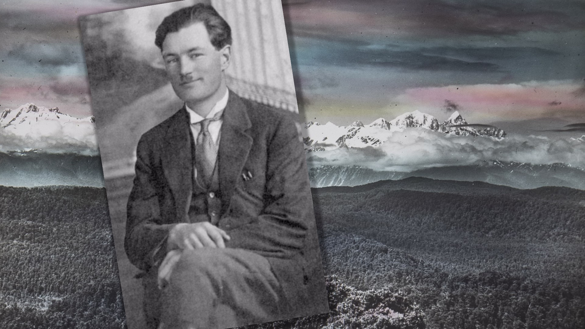 A portrait of Eric James in 1923.