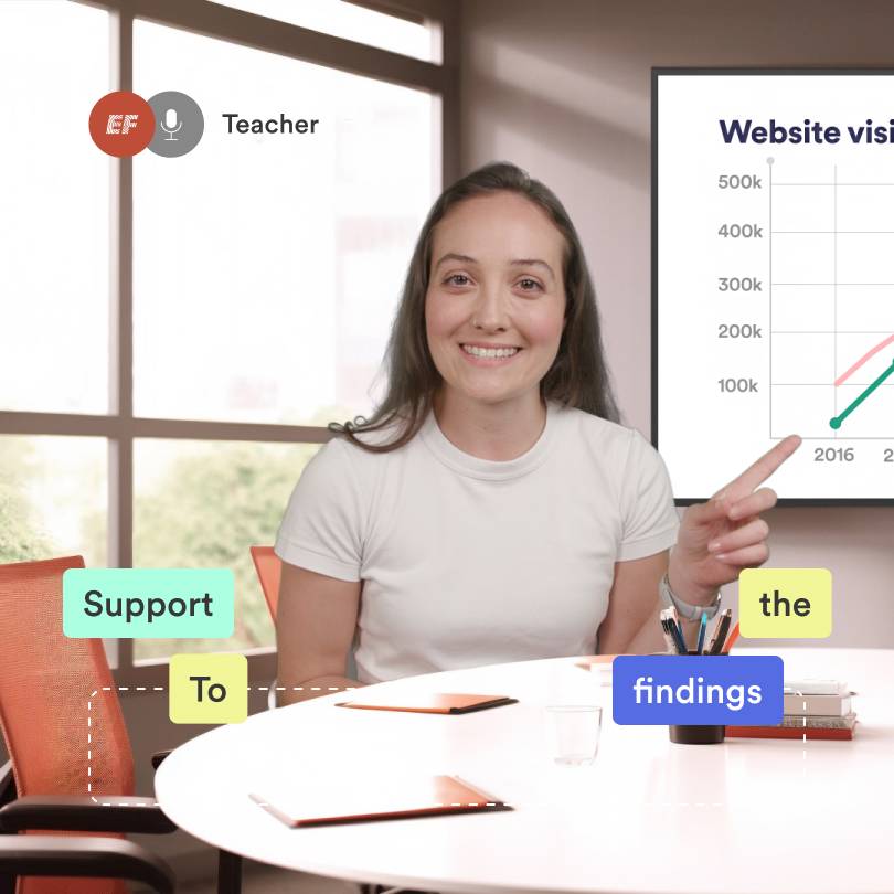 Efekta Teacher portrait for online language learning