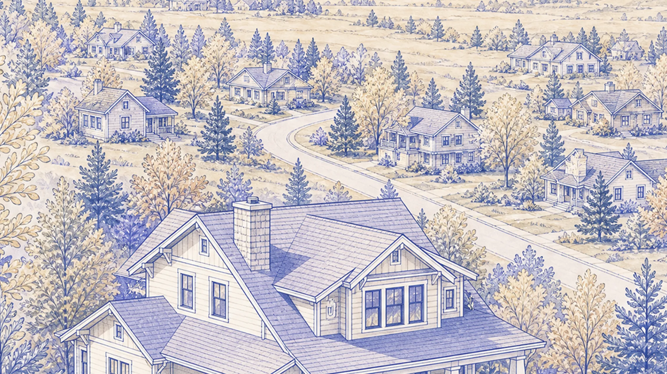 mountain town
