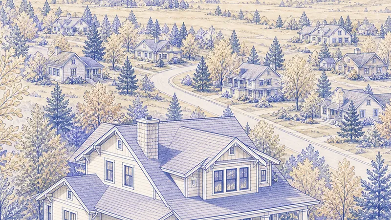 mountain town