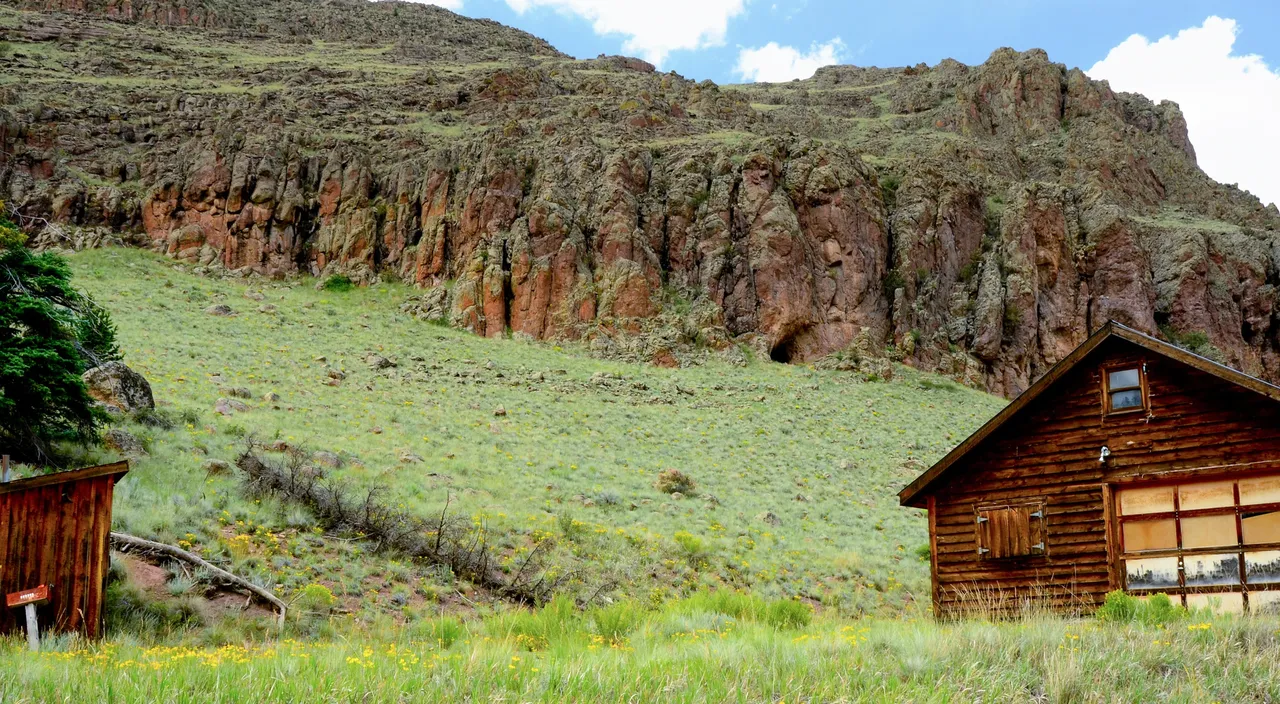 A house in the mountains