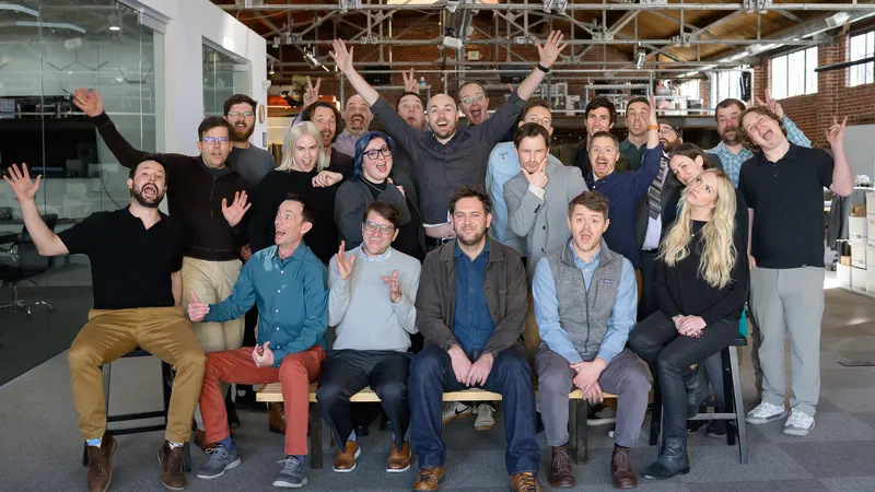 A silly photo of the Zero Homes team