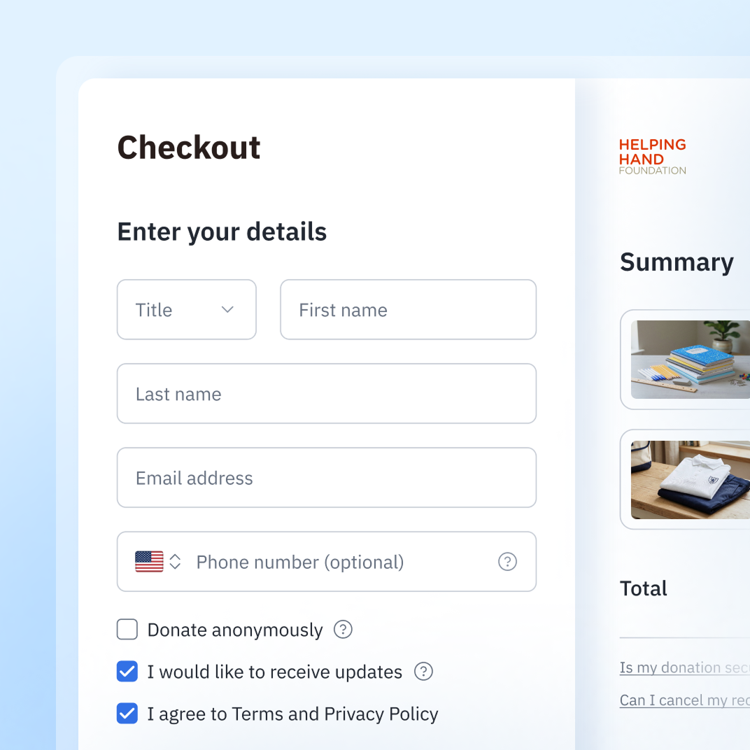 One Checkout. Done.