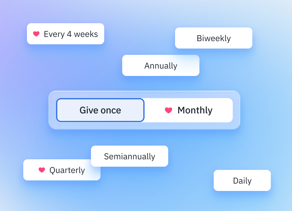 Recurring giving prompt for seasonal donors