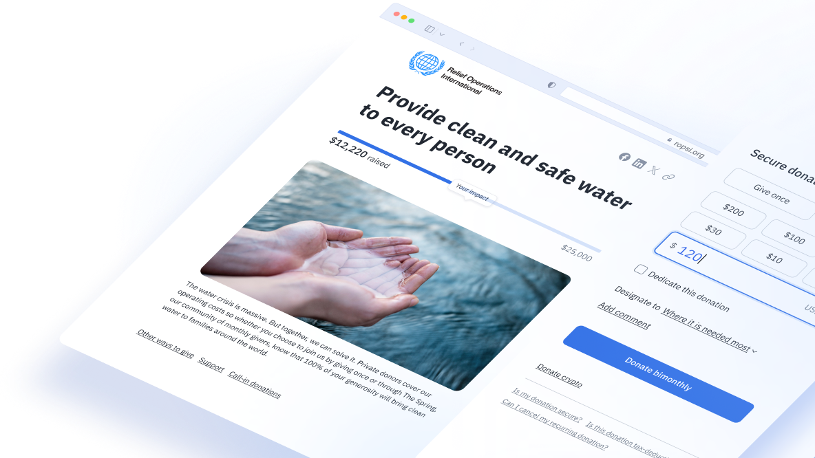 Campaign Pages in Fundraise Up