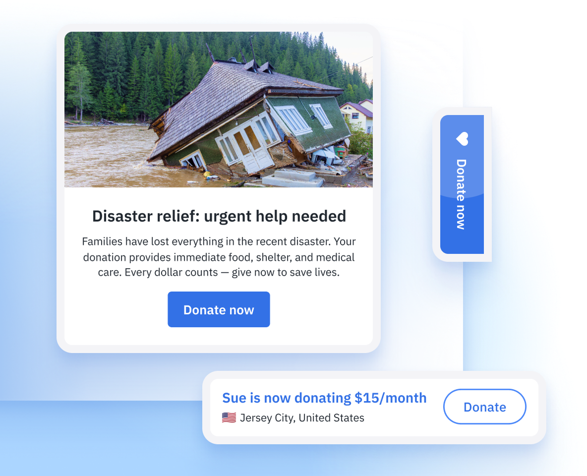 Turn your website into a donation engine