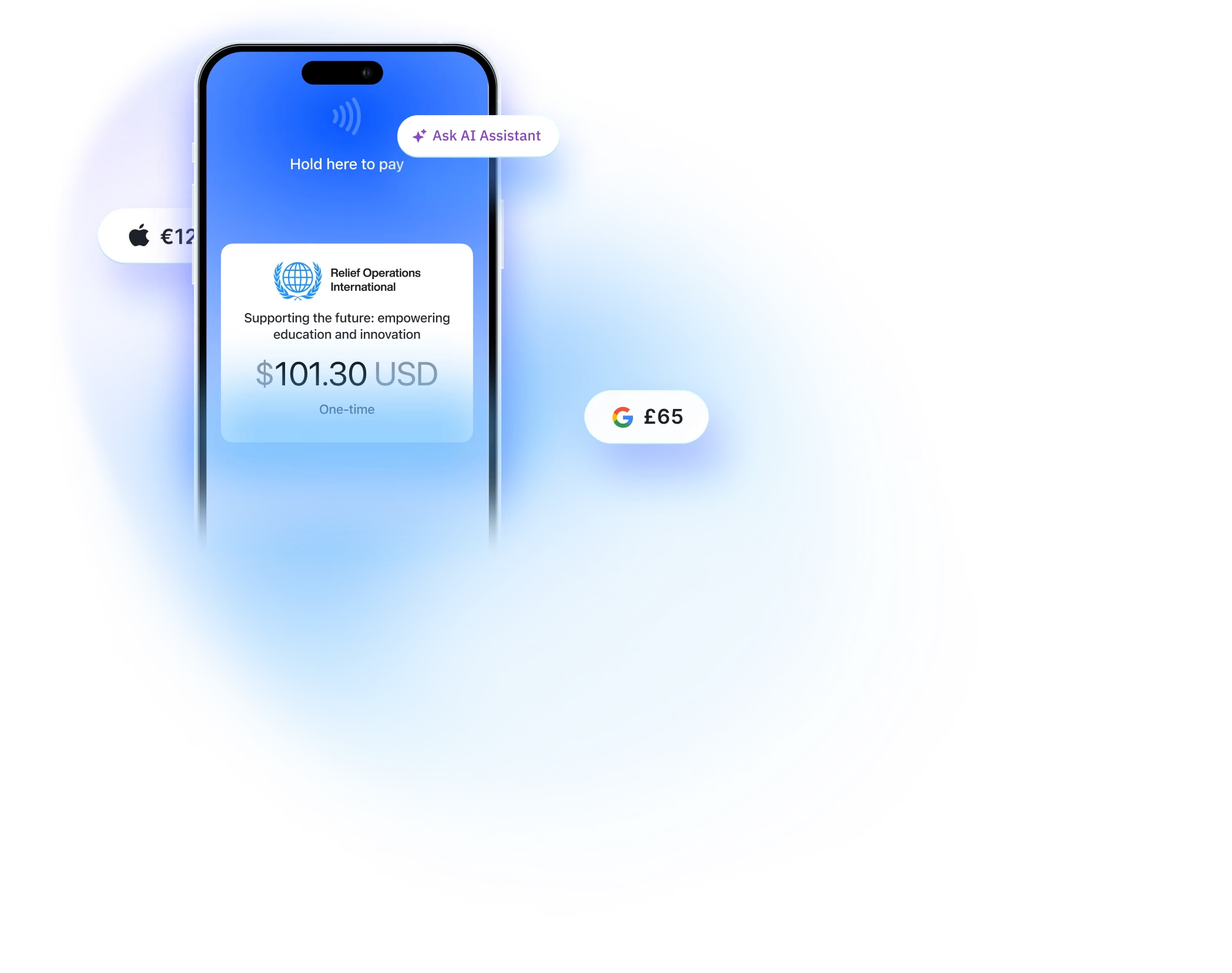 Donations arriving from online, in-person and phone channels