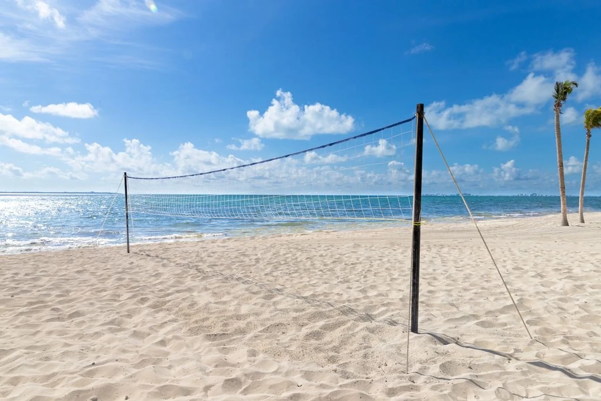 beach volleyball game