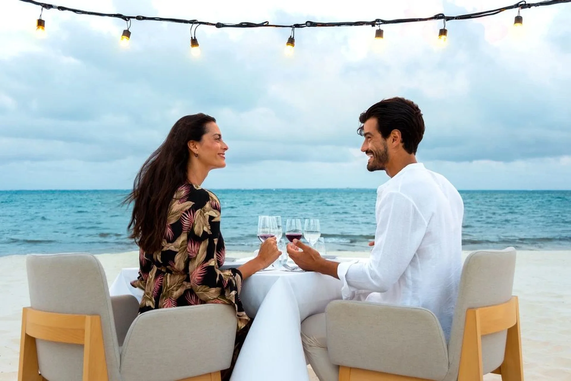 couples romantic evening.