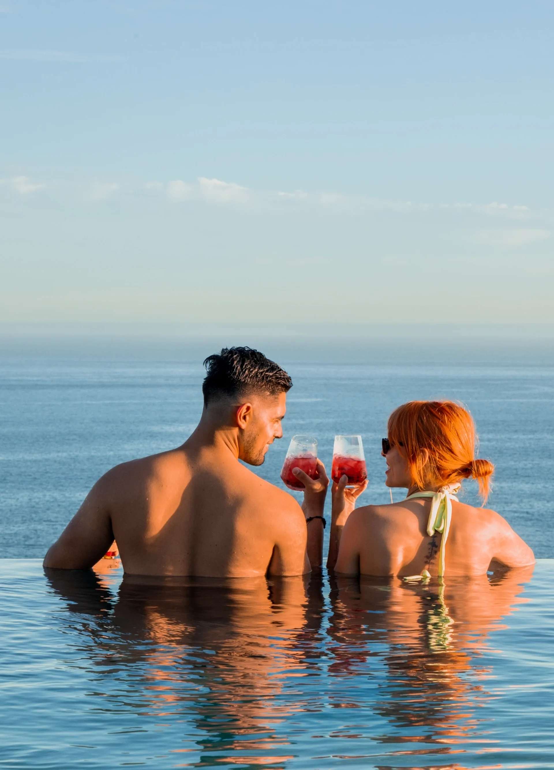 Garza Blanca Los Cabos rooftop pool with ocean view