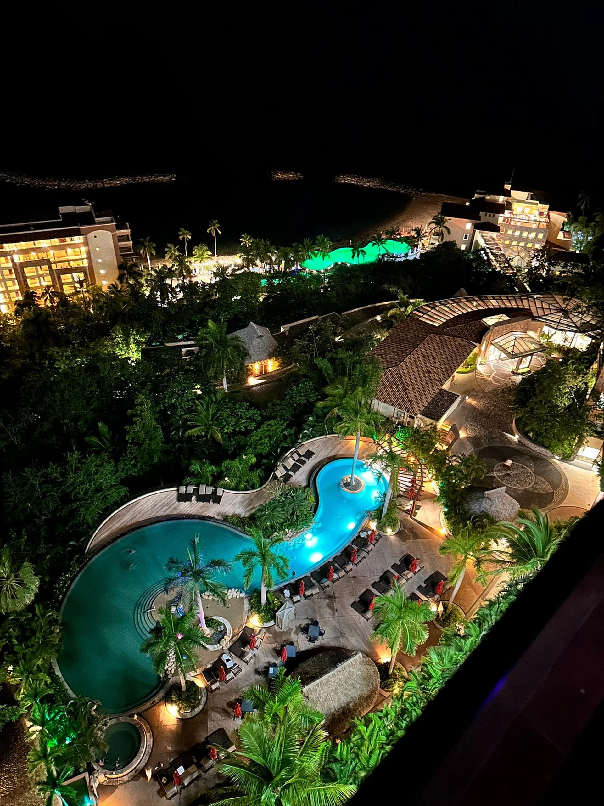vista panorámica del resort