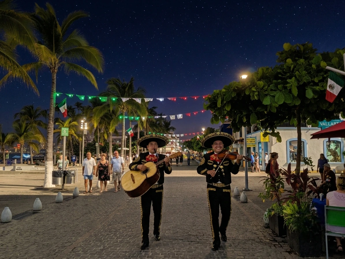 independence day in mexico with mariachi