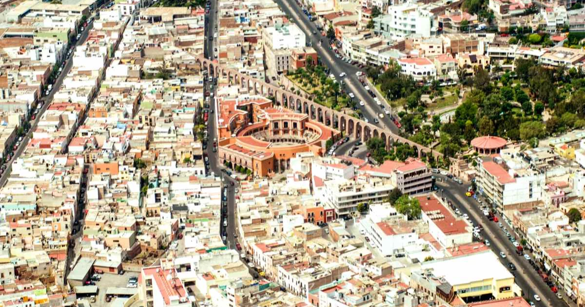 Colonial architecture in Sombrerete, a Pueblo Mágico in Zacatecas