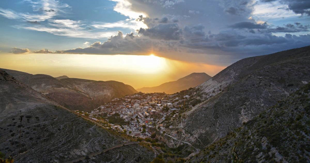 Cobblestone streets of Real de Catorce, San Luis Potosí