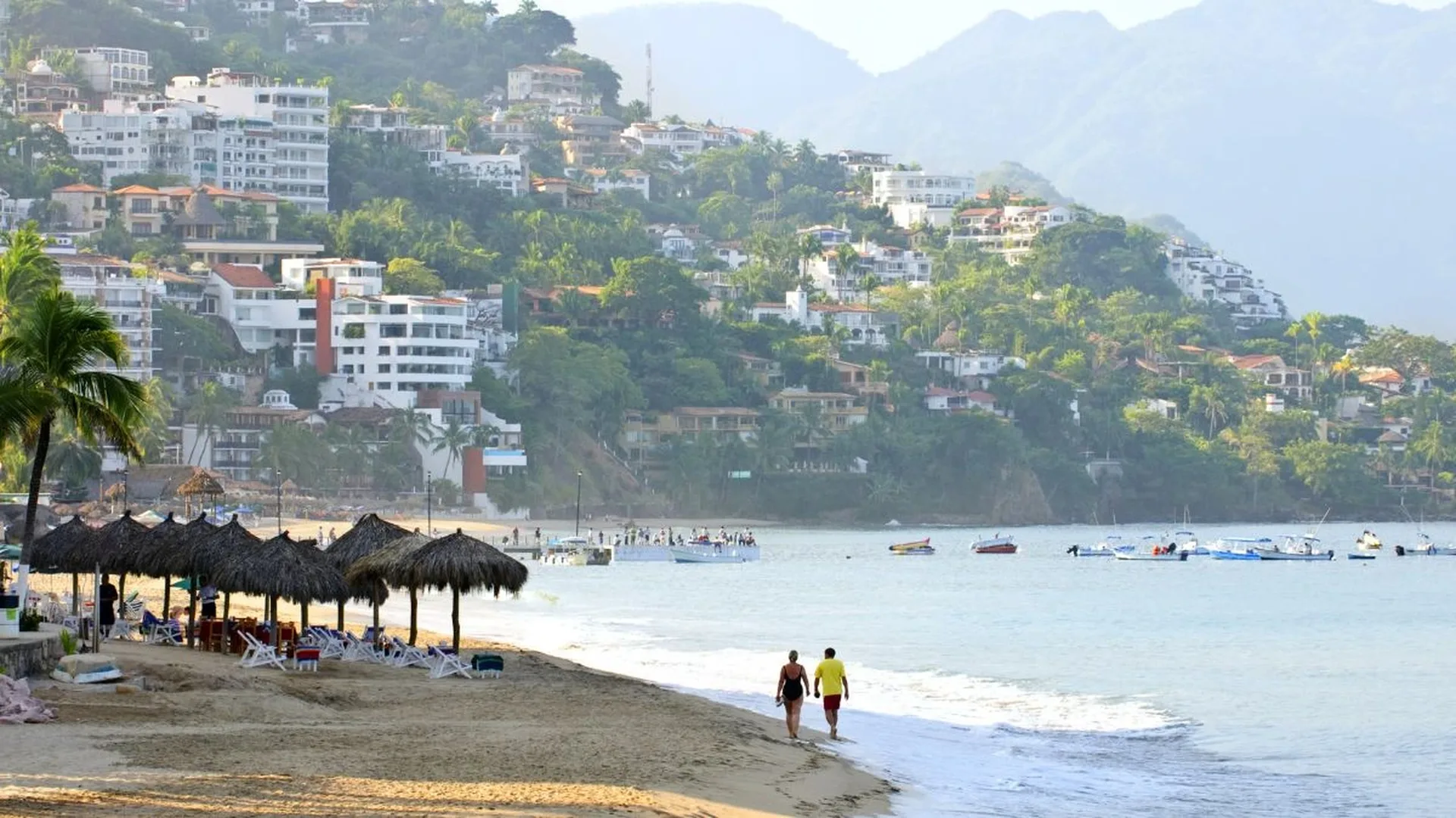 couple walking in the beach