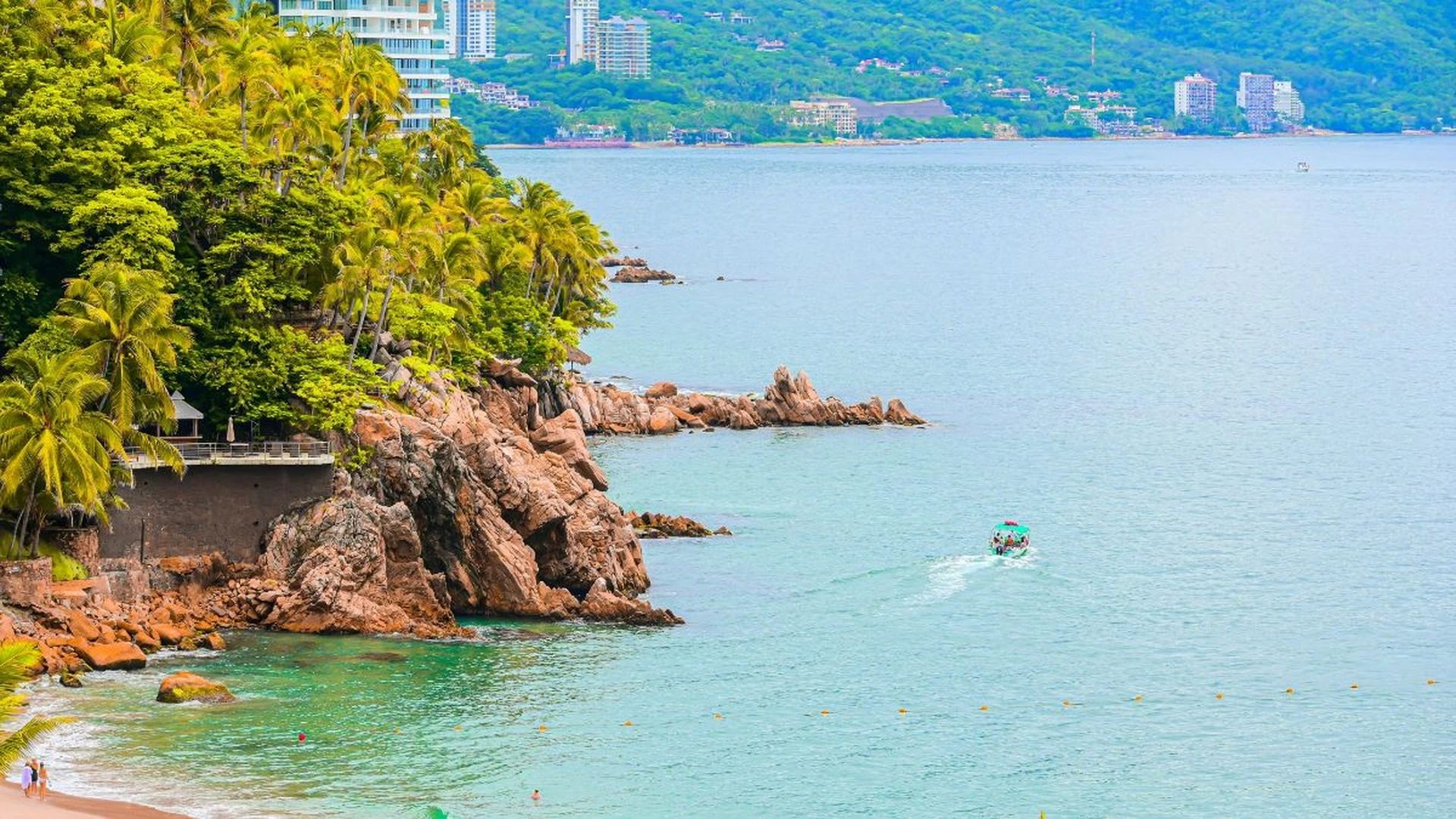 puerto vallarta beautiful beach surrounded by nature