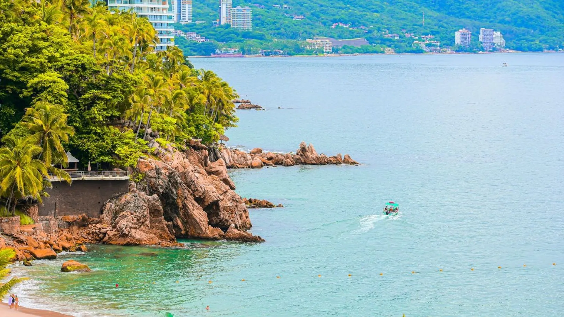 puerto vallarta beautiful beach surrounded by nature