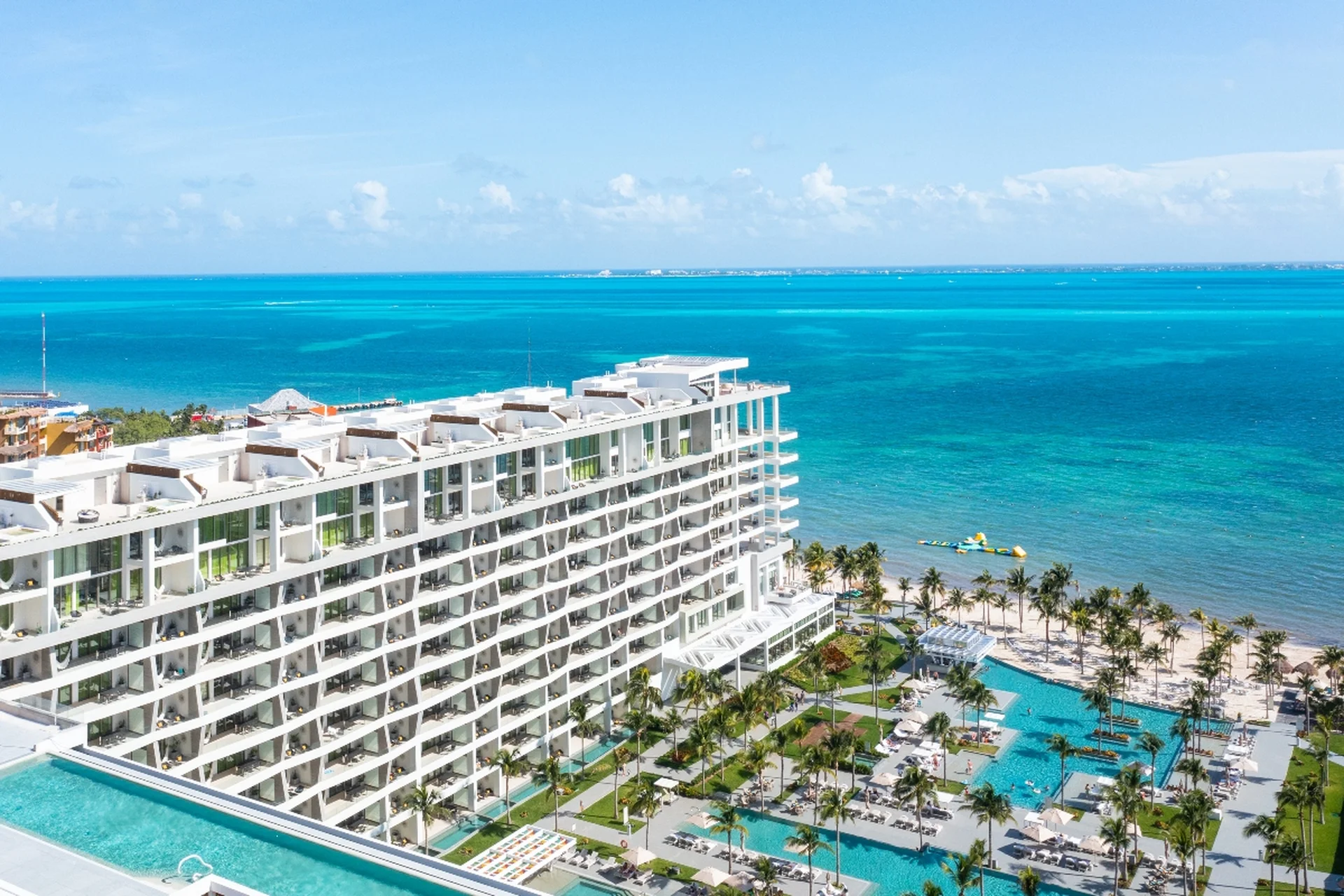 Vista desde lo alto de Garza Blanca Cancún