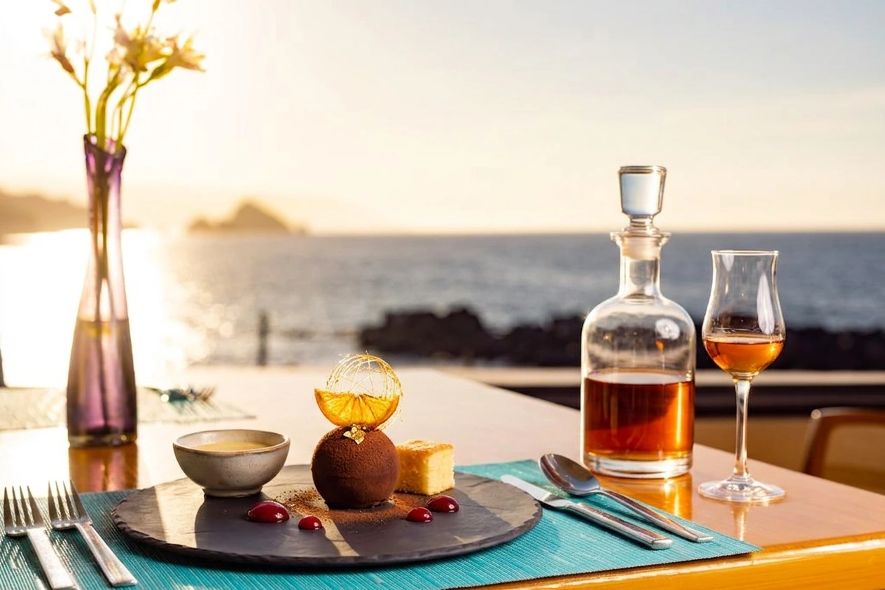 exclusive dessert inspired in the famous french liquir