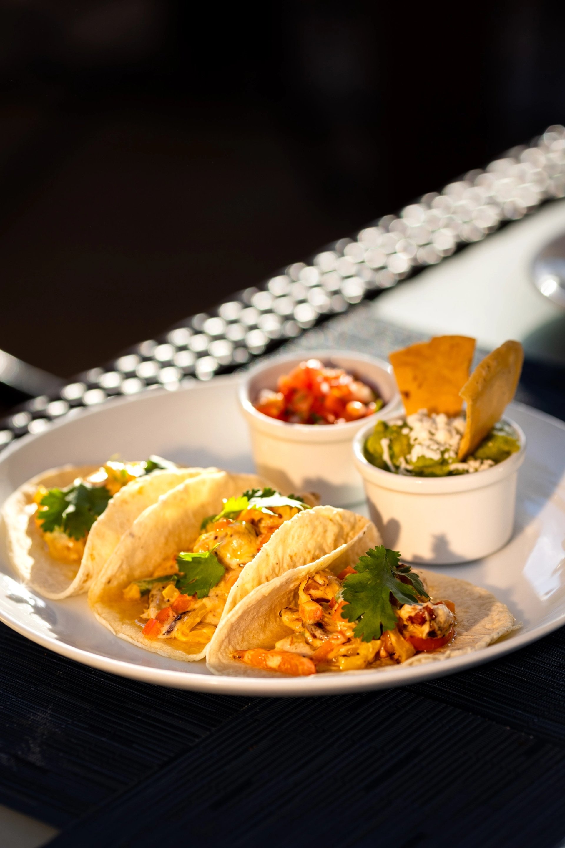 Garza Blanca aquazul dish