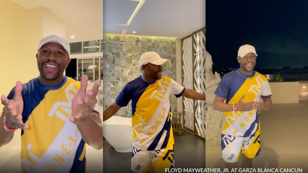 floyd-myweather-vacationing-at-garza-blanca-cancun