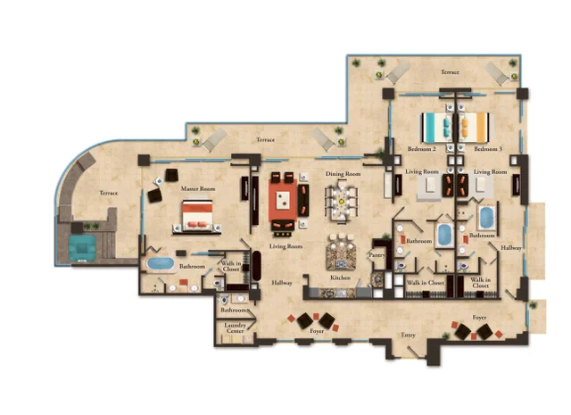oceanfront penthouse