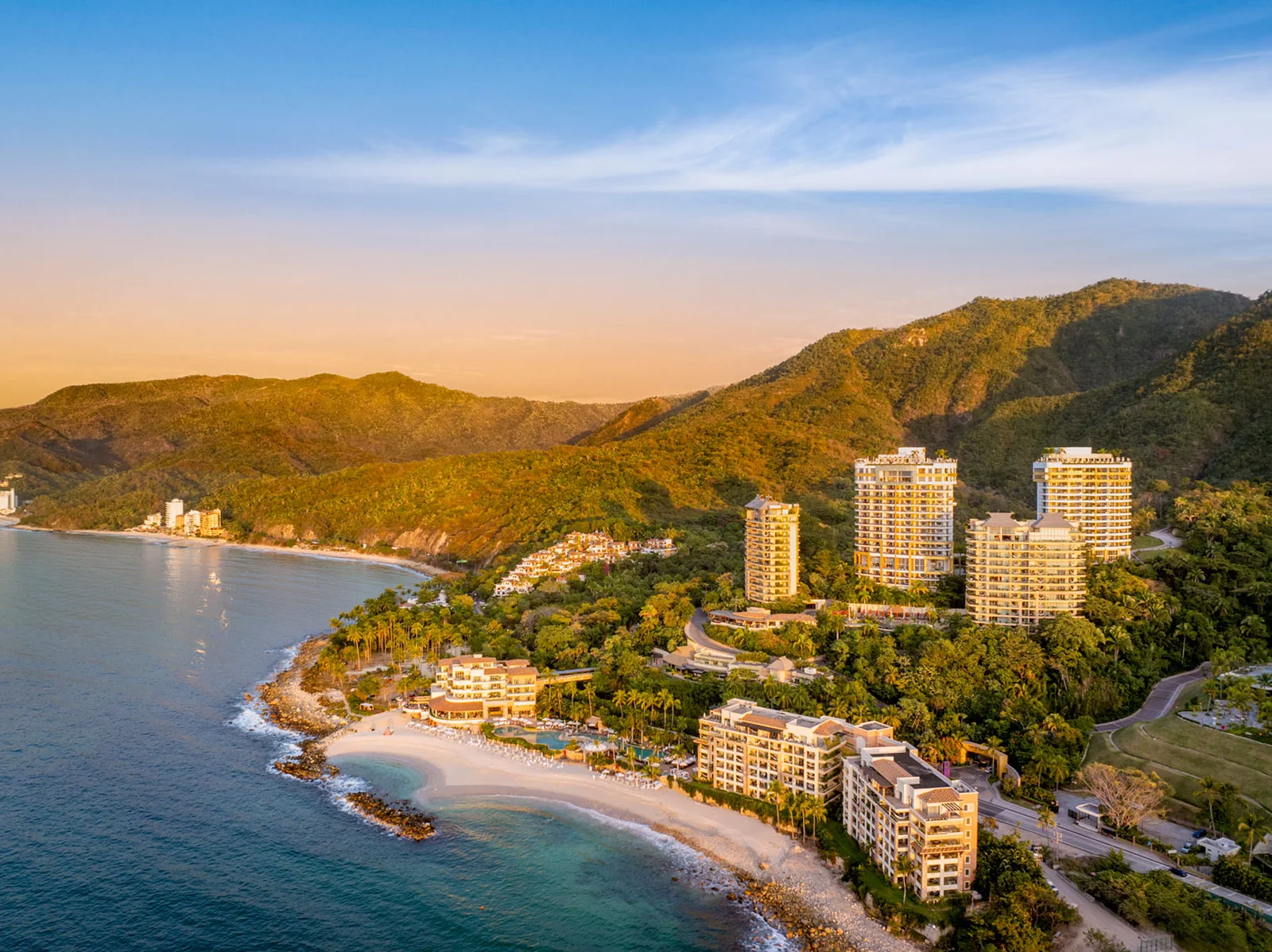 Panoramic view at Garza Blanca Puerto Vallarta