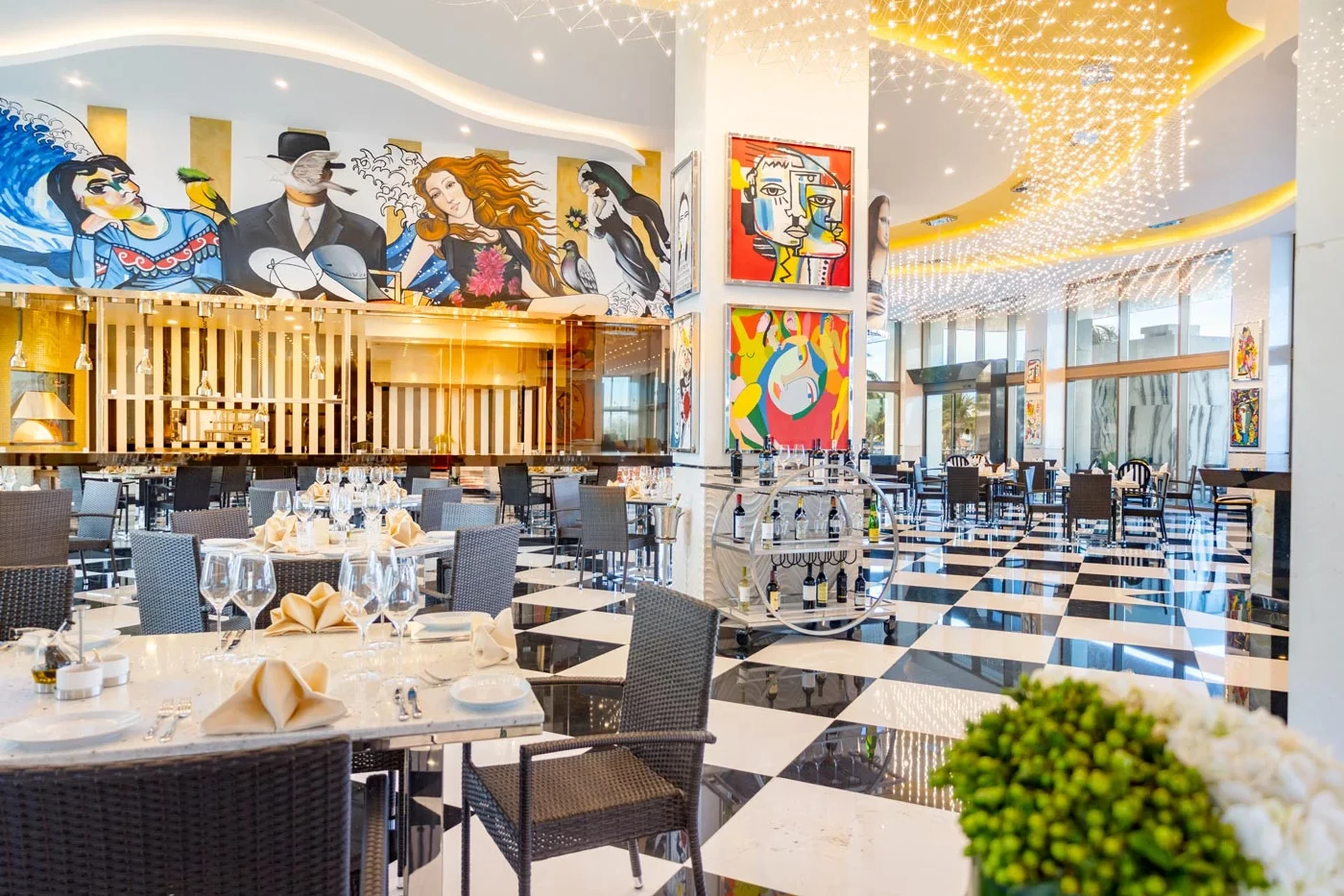 Dining at Mousai Cancun