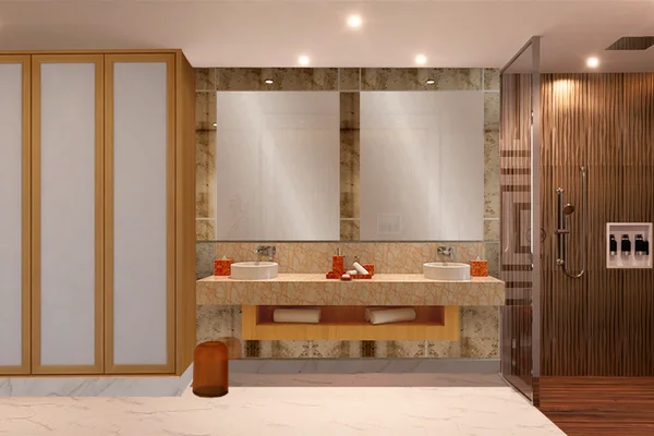 Bathroom in the Sanctuary Two Bedroom Grand Penthouse