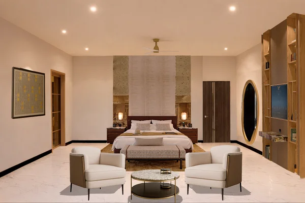 Main bedroom in the Sanctuary Three Bedroom Grand Penthouse