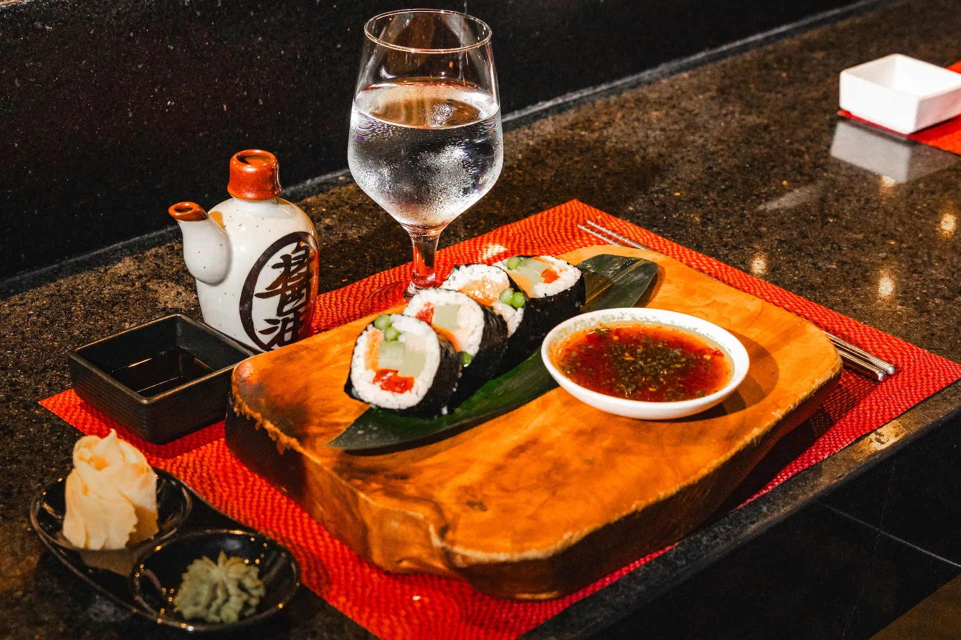 Hiroshi Omakase ten-seat chef counter at Garza Blanca Los Cabos