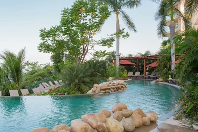 panoramic pool at garza blanca puerto vallarta