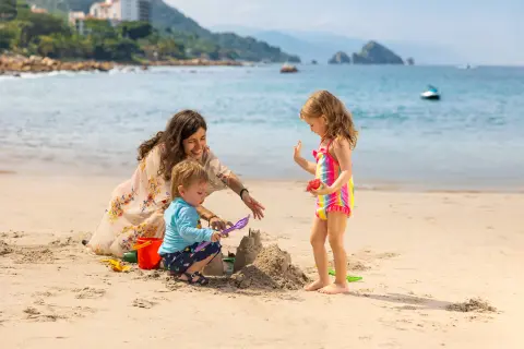 family beach garza blanca