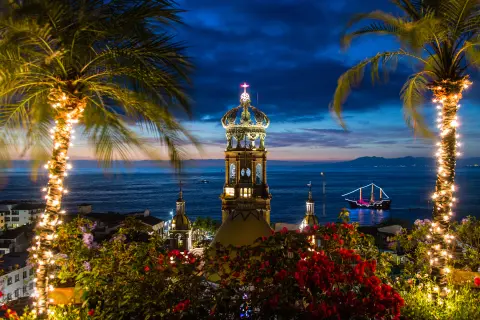 sunset view puerto vallarta
