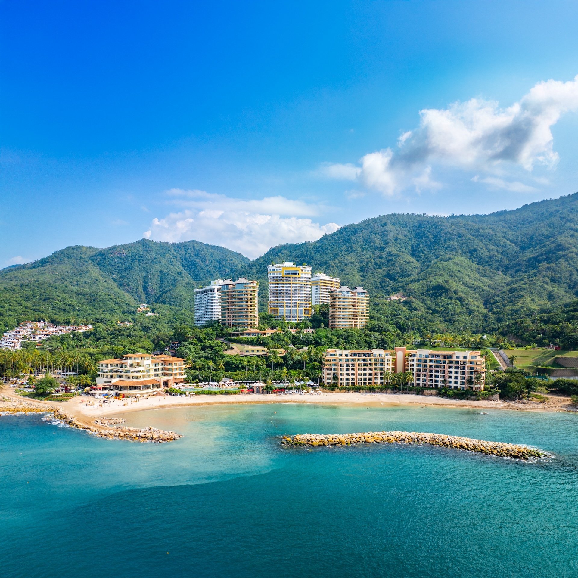 garza blanca vallarta property panoramic