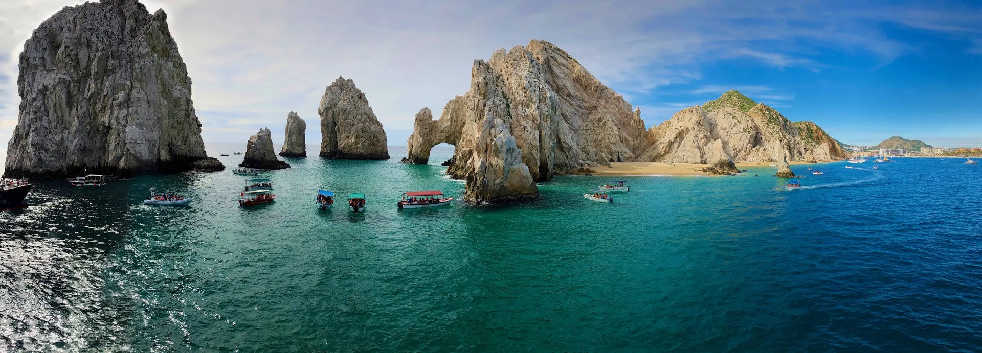 garza blanca los cabos beach panoramic