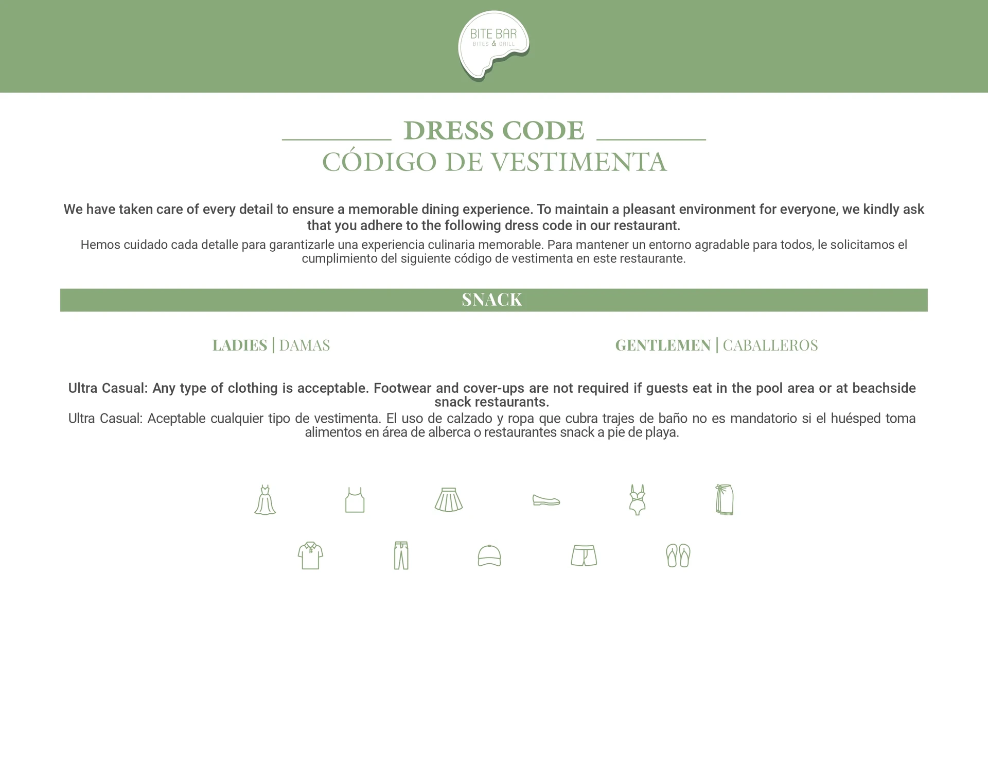Dress Code (Click To View Details)