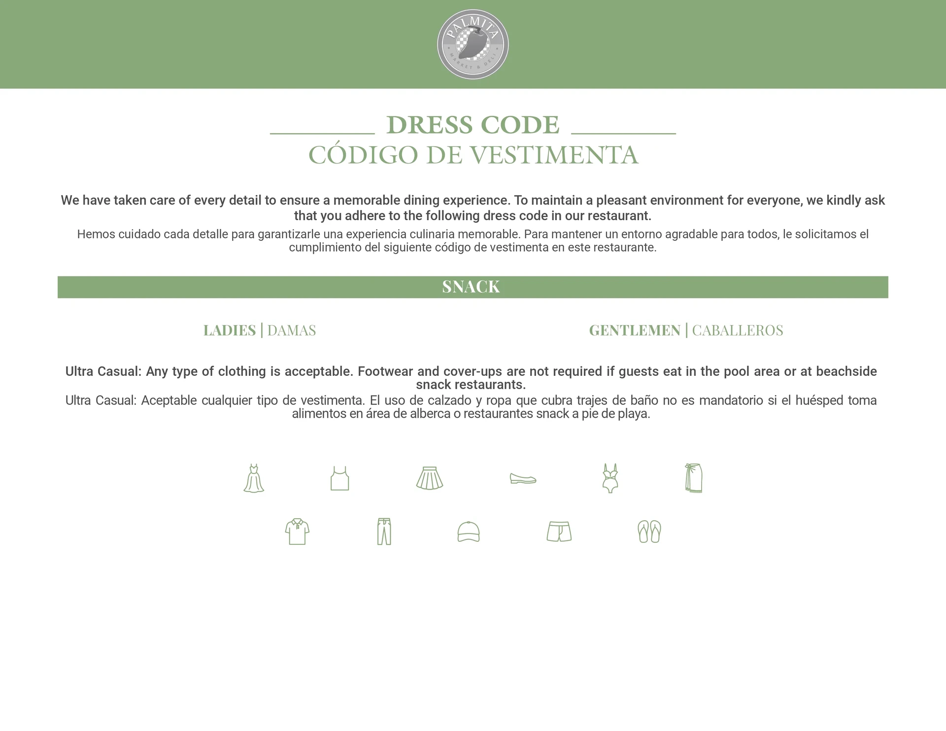 Dress Code (Click To View Details)