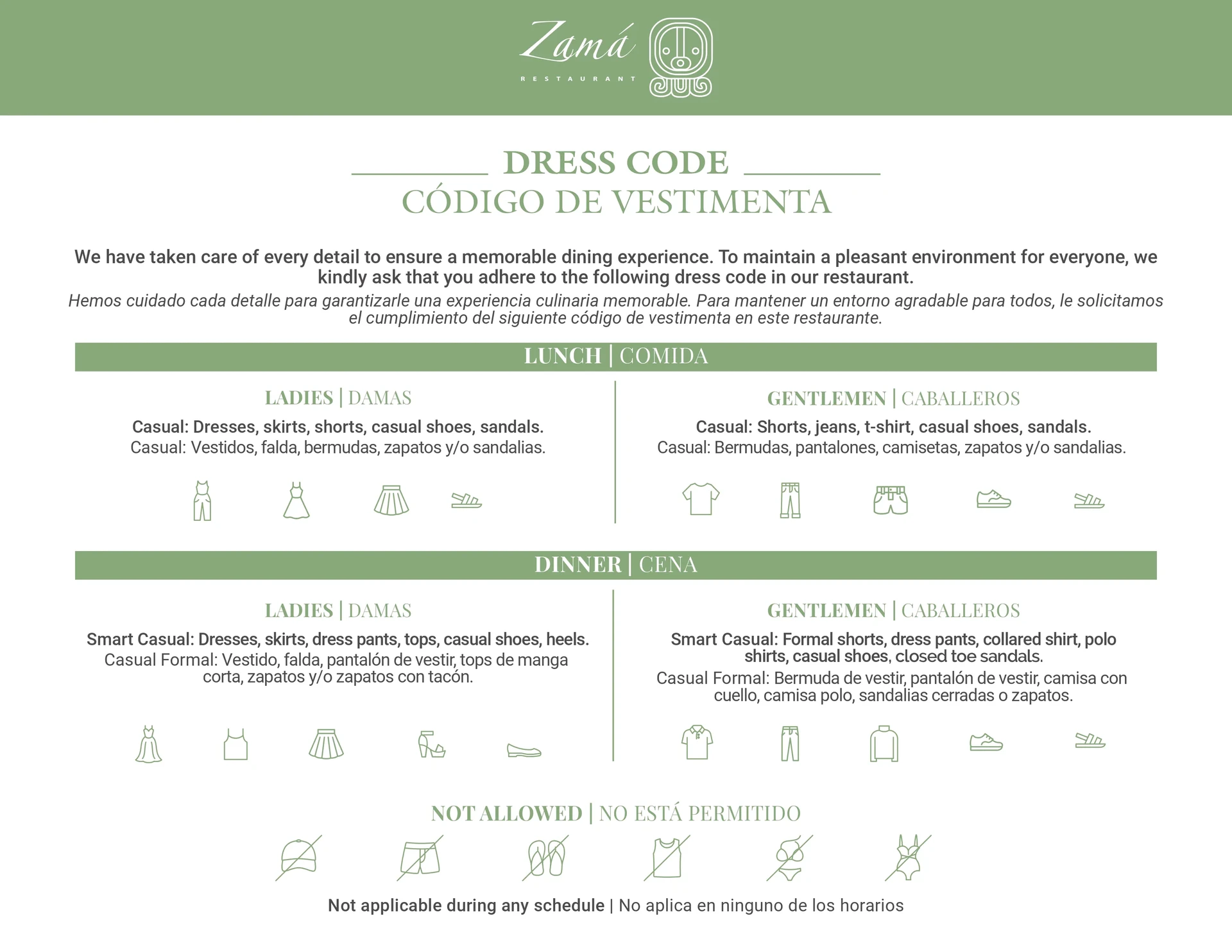 Dress Code (Click To View Details)