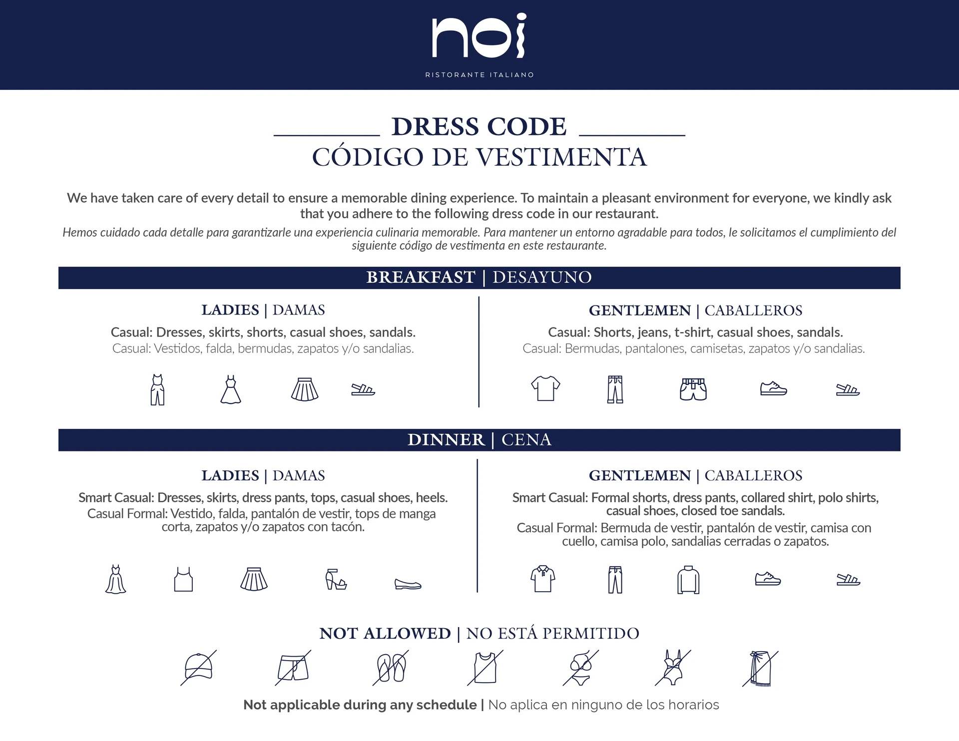 Dress Code (Click To View Details)