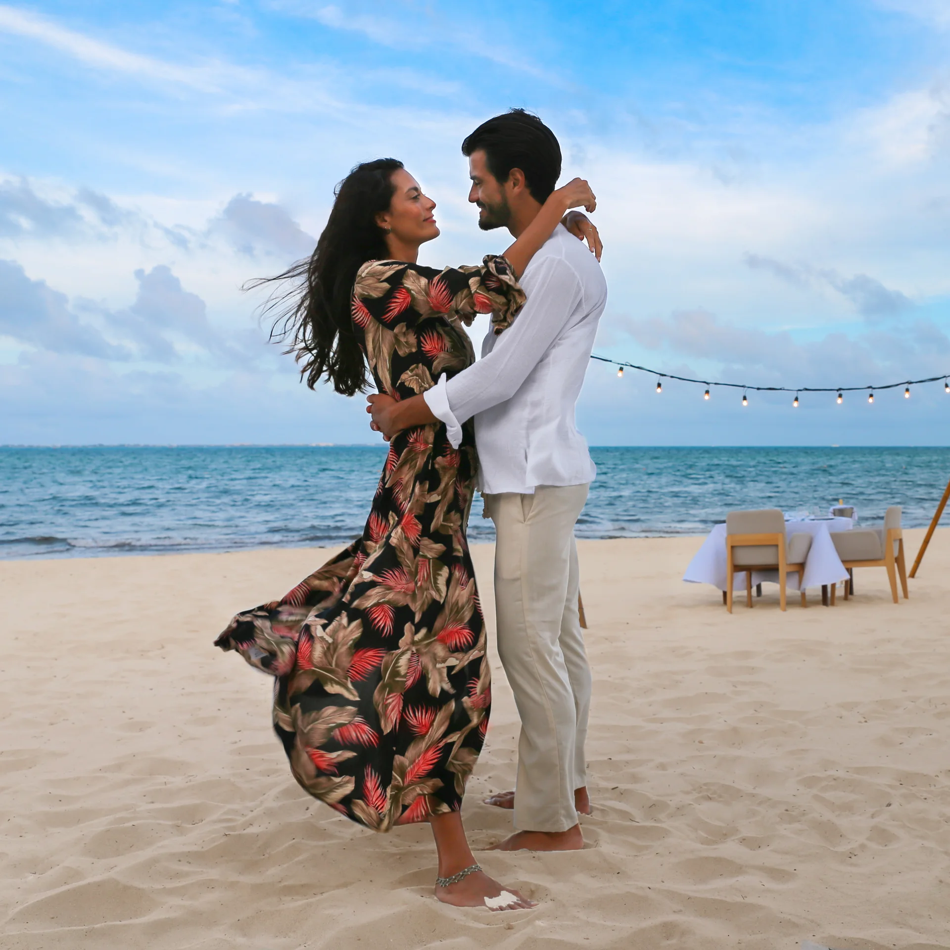Garza Blanca Cancun Beach Romantic Dinner