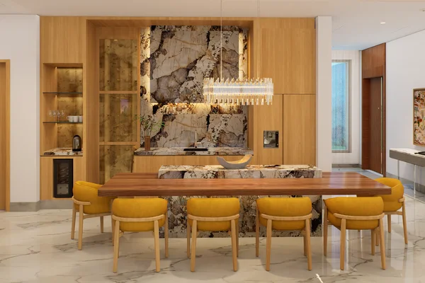 Living area in the Sanctuary Two Bedroom Grand Penthouse