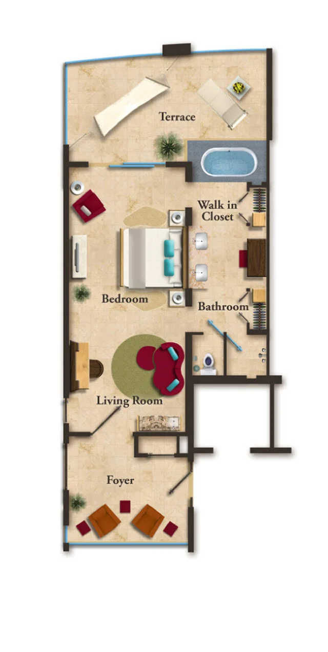 junior panorama suite floor plan