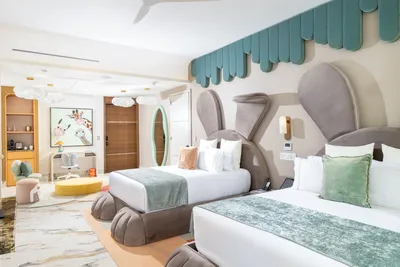 Family Suite at Garza Blanca Sanctuary with spacious living areas, ocean views and a private terrace in Puerto Vallarta.